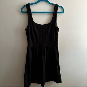 Madewell Black Polka Dot Fit and Flare Dress Size S Small